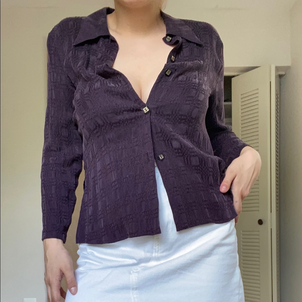 100% Silk Y2K blouse